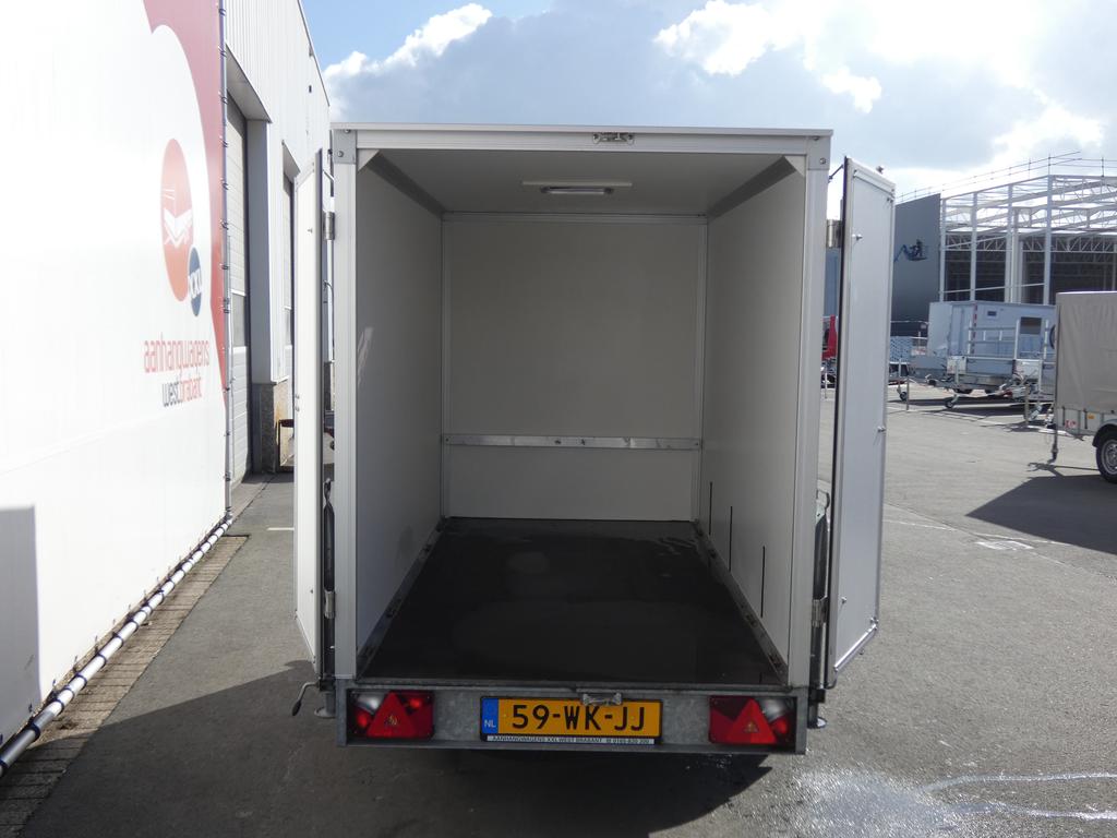 Hapert Gesloten aanhangwagen enkelas 250x130x150cm 1350kg